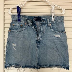 GAP Light Blue Denim Skirt